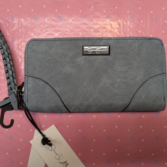 Jessica Simpson Handbags - Jessica Simpson Gray Wallet